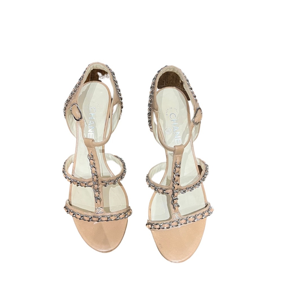 Chanel 2015 chain sandals